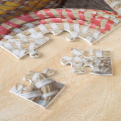 Kleurrijke Geweven Hats Legpuzzel (Zijkant)