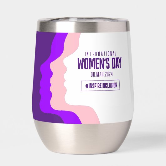 Kleurrijke gezichten Internationale Vrouwendag 8 m (Achterkant)