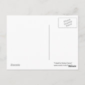 Kleurrijke gezichten op zwart briefkaart (Achterkant)