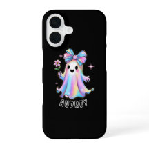 Kleurrijke Ghost Design met Bow en Flower