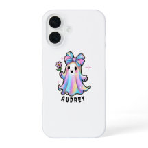 Kleurrijke Ghost Design met Bow en Flower