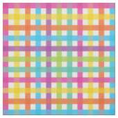 Kleurrijke Gingham Stof (Swatch)