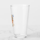 Kleurrijke Giraffe Glass Glas (Links)