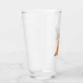 Kleurrijke Giraffe Glass Glas (Rechts)
