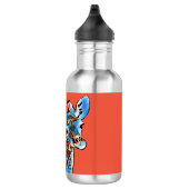 Kleurrijke giraffe Roestvrij stalen fles (Rechts)