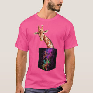 Kleurrijke Giraffe T-shirt