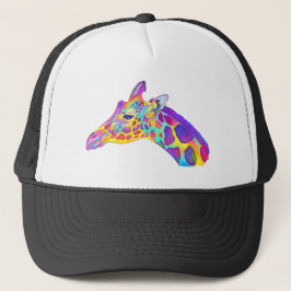 Kleurrijke Giraffe Trucker Pet