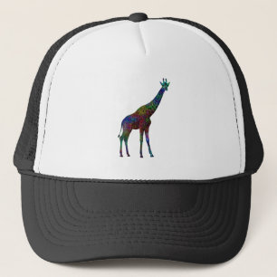 Kleurrijke Giraffe Trucker Pet