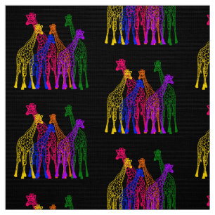 Kleurrijke Giraffes Stof
