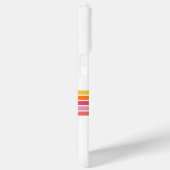 Kleurrijke Girly Stripes Patroon met Naam Case-Mate iPhone Case (Achterkant / Rechts)
