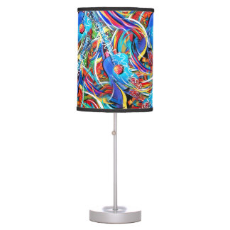 Kleurrijke gitaarlamp, Muziekdecor, Muzieklamp