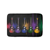 Kleurrijke gitaren badmat (Voorkant)