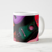 Kleurrijke gitaren grote koffiekop (Voorkant rechts)