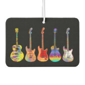 Kleurrijke gitaren luchtverfrisser (Voorkant)