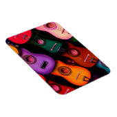 Kleurrijke gitaren magneet (Rechterzijde)