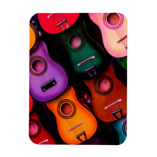 Kleurrijke gitaren magneet (Verticaal)