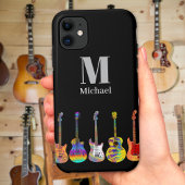 Kleurrijke Gitaren Monogram Case-Mate iPhone Case