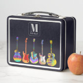 Kleurrijke gitaren Monogram Zwart (In situ)