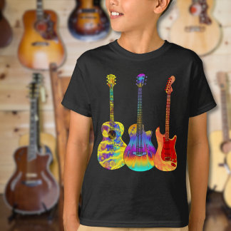 Kleurrijke Gitaren T-shirt
