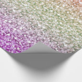 Kleurrijke glanzende glitter cadeaupapier (Hoek)