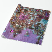 Kleurrijke glanzende sieraden cadeaupapier (Uitgerold)