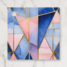 Kleurrijke Glas in lood Art Gift Labels