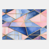 Kleurrijke Glas in lood Art Wrapping Paper Sheets (Voorkant 2)