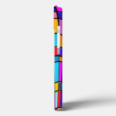 Kleurrijke Glas-in-Lood Kunst Case-Mate iPhone Case (Achterkant / Links)