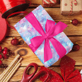 Kleurrijke glasharten Valentijnse  Cadeaupapier