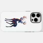 Kleurrijke Glass Deer Art – Unieke moderne wilde d Case-Mate iPhone Case (Achterkant (horizontaal))