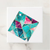 Kleurrijke Glass Mosaic Art Gift Labels (In situ)