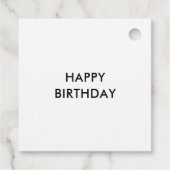 Kleurrijke Glass Mosaic Art Gift Labels (Achterkant)