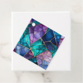 Kleurrijke Glass Mosaic Art Gift Labels (In situ)