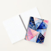 Kleurrijke Glass Mosaic Art Spiral Notitieboek (Binnen)