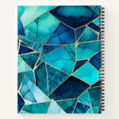 Kleurrijke Glass Mosaic Art Spiral Notitieboek (Achterkant)