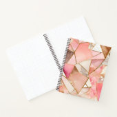 Kleurrijke Glass Mosaic Art Spiral Notitieboek (Binnen)