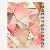 Kleurrijke Glass Mosaic Art Spiral Notitieboek (Achterkant)