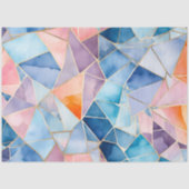 Kleurrijke Glass Mosaic Art Tissue Paper Tissuepapier (Voorkant)