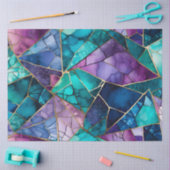 Kleurrijke Glass Mosaic Art Tissue Paper Tissuepapier (Craft)