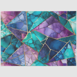 Kleurrijke Glass Mosaic Art Tissue Paper Tissuepapier