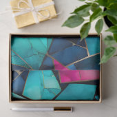 Kleurrijke Glass Mosaic Art Tissue Paper Tissuepapier (Geschenk)