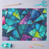 Kleurrijke Glass Mosaic Art Tissue Paper Tissuepapier (Craft)