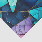 Kleurrijke Glass Mosaic Art Tissue Paper Tissuepapier (Detail)