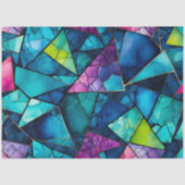 Kleurrijke Glass Mosaic Art Tissue Paper Tissuepapier (Voorkant)