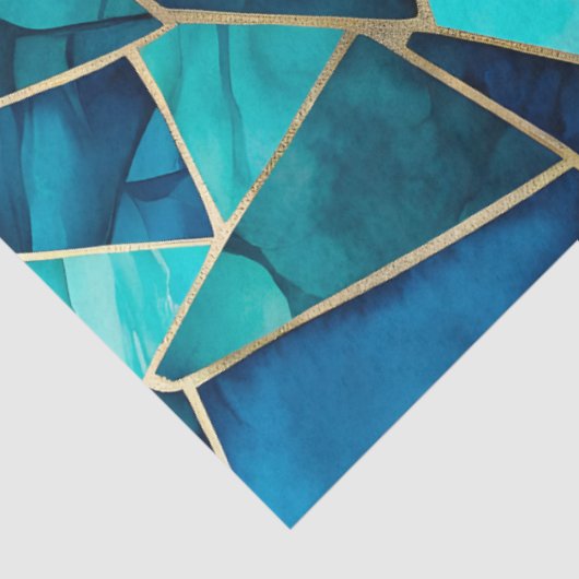 Kleurrijke Glass Mosaic Art Tissue Paper Tissuepapier (Detail)