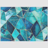 Kleurrijke Glass Mosaic Art Tissue Paper Tissuepapier (Voorkant)