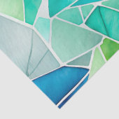 Kleurrijke Glass Mosaic Art Tissue Paper Tissuepapier (Detail)