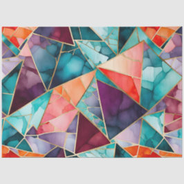 Kleurrijke Glass Mosaic Art Tissue Paper Tissuepapier
