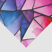 Kleurrijke Glass Mosaic Art Tissue Paper Tissuepapier (Detail)