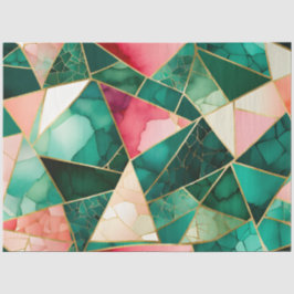 Kleurrijke Glass Mosaic Art Tissue Paper Tissuepapier